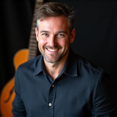 Professional headshot of James Carter, guitar and bass instructor